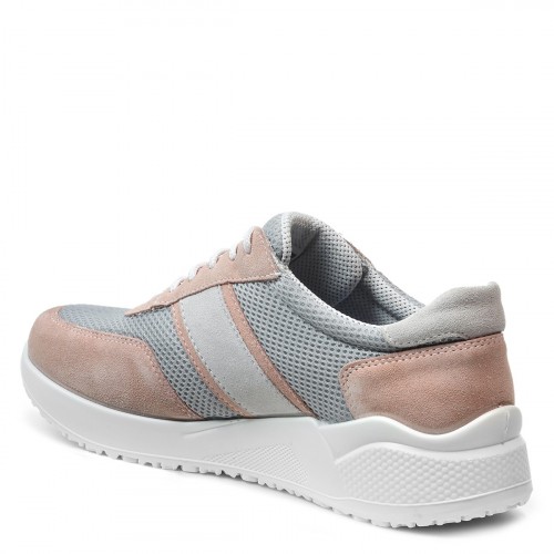 Женские кроссовки Sneaker 21, Jomos, серые с пудрово-розовым фото 5