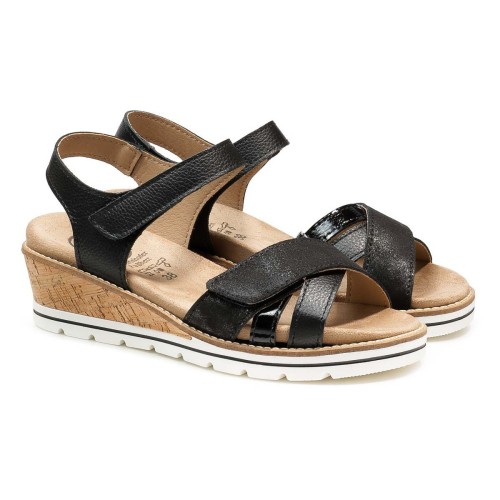 Женские босоножки Mondsee, Frankenschuhe, черный фото 3