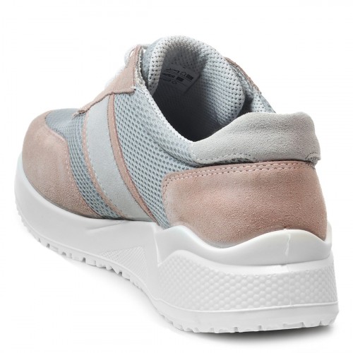 Женские кроссовки Sneaker 21, Jomos, серые с пудрово-розовым фото 6