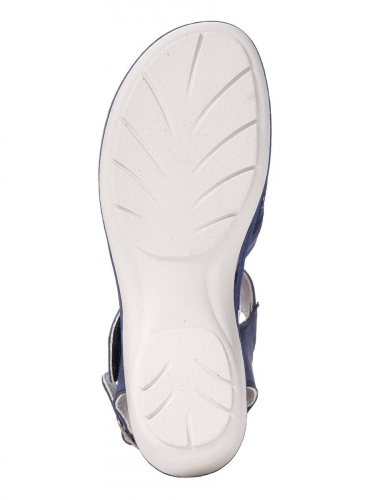 Женские босоножки Frankenschuhe Leine синие фото 5