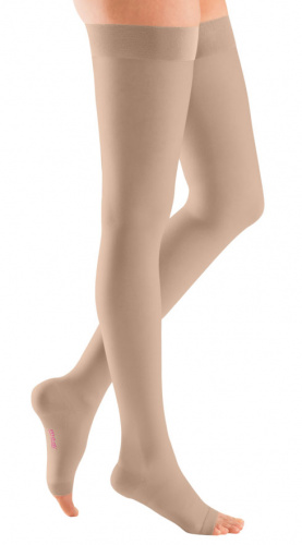 Компрессионные чулки mediven plus 2 класс компрессии с открытым носком
