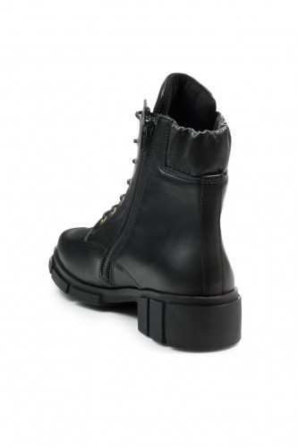 Женские ботинки на шнуровке Kibu Stiefel, Solidus, черные фото 2