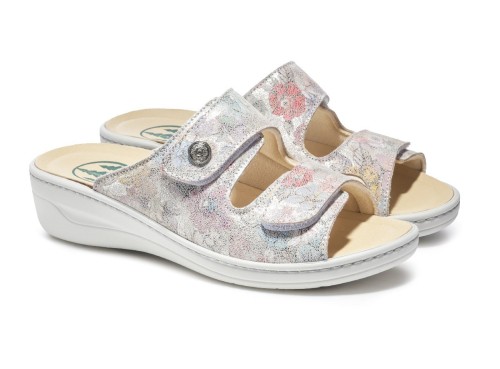 Женские сабо Eder, Frankenschuhe, мультиколор, цветочный принт фото 2