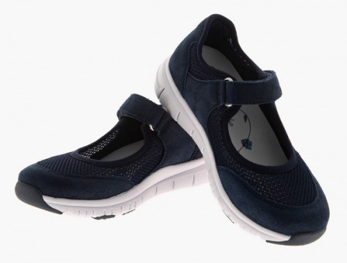 Туфли для девочки, Sursil Ortho, синие фото 3