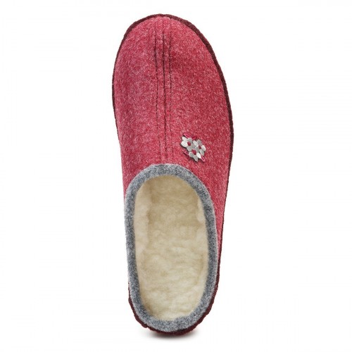 Женская домашняя обувь Adda, Schawos, бордовые фото 3