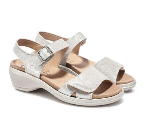 Женские босоножки Tegernsee, Frankenschuhe, серо-коричневый фото 2