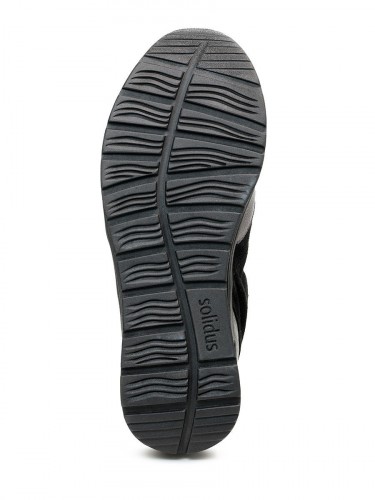Женские кроссовки Karma, Solidus, черный + серебристый металлик фото 6