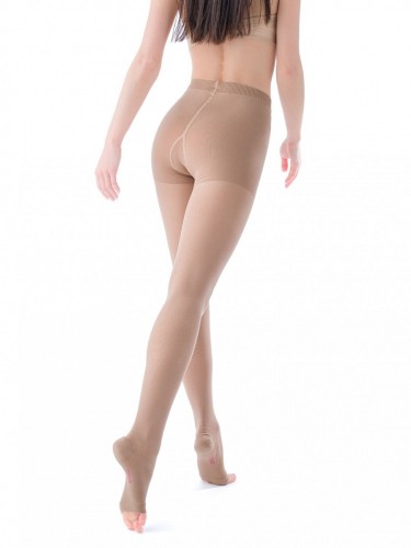 Компрессионные колготки mediven plus 2 класс компрессии с открытым носком