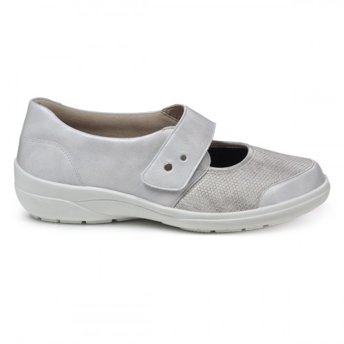 Женские туфли Мэри Джейн Maike, Solidus (линия Solicare Soft), серебристо-серые фото 5