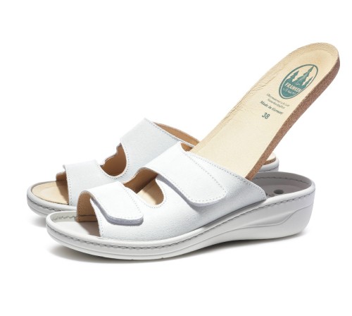 Женские сабо Abense, Frankenschuhe, белый фото 8