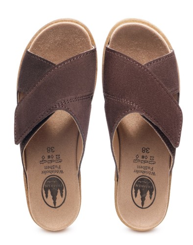 Женские сабо Alnus, Frankenschuhe, коричневый фото 6