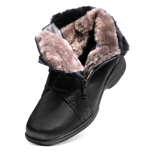 Ботинки зимние женские Solidus Mary Stiefel чёрные фото 6