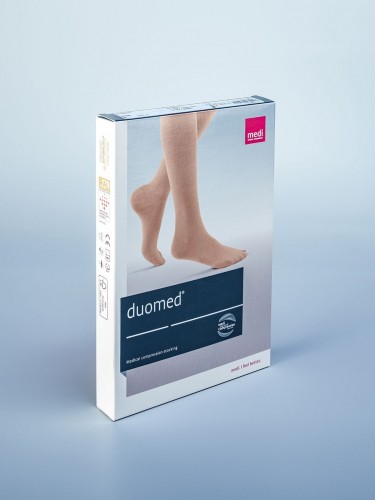 Компрессионные гольфы duomed 1 класс компрессии с открытым носком фото 6