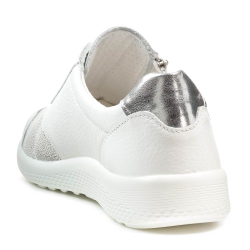 Женские демисезонные кроссовки Enns, Frankenschuhe, белый, серебристый фото 5