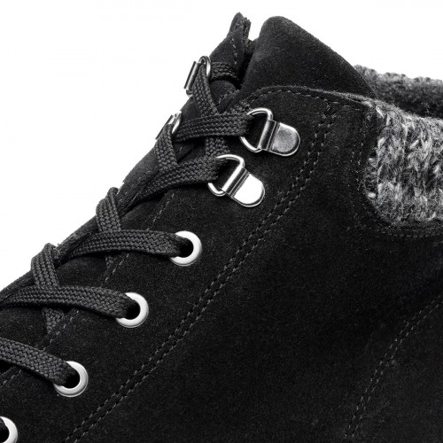 Женские ботинки  Senftenberger, Frankenschuhe, замша, черные фото 9