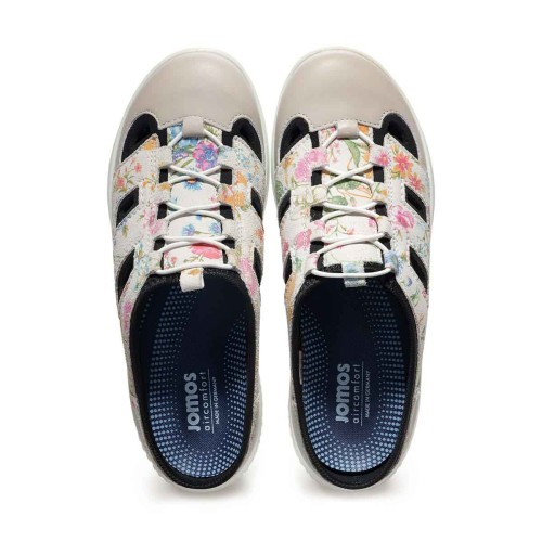 Женские сабо Allegra 2020 D, Jomos, серый, мультиколор цветочный принт фото 5