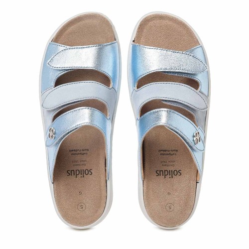Женские сабо Wellness Special, Solidus, голубой фото 3