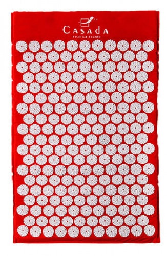 Акупунктурный массажный коврик Аcupressure Mat Red