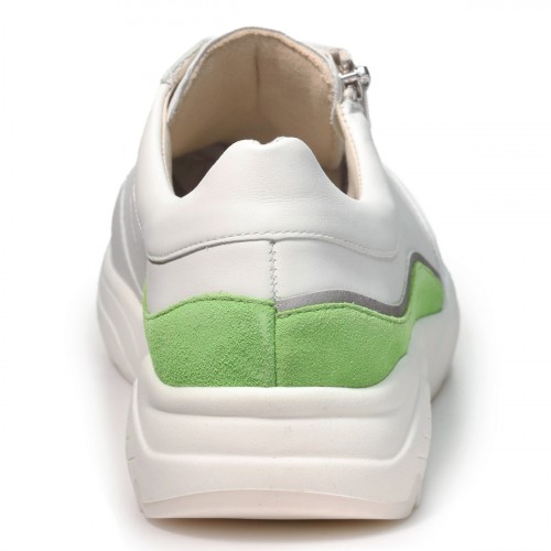 Женские кроссовки Solidus Kea, бело-зеленые фото 3