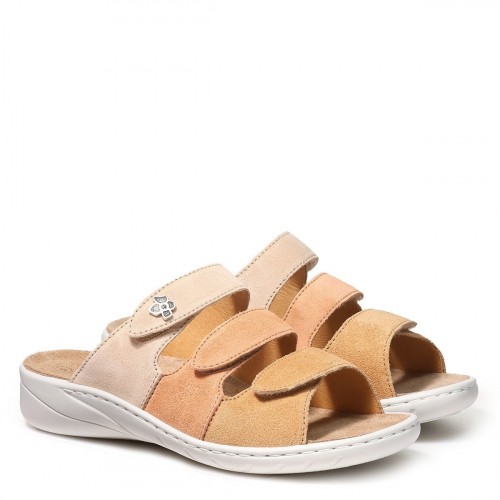 Сабо женские Solidus Wellness Special песочный, оранжевый, бежевый фото 6
