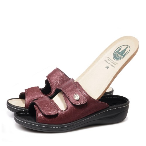 Женские сабо Eder, Frankenschuhe, бордовый фото 7