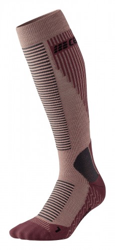 Женские компрессионные гольфы CEP TOURING с шерстью мериноса для катания на лыжах фото 3