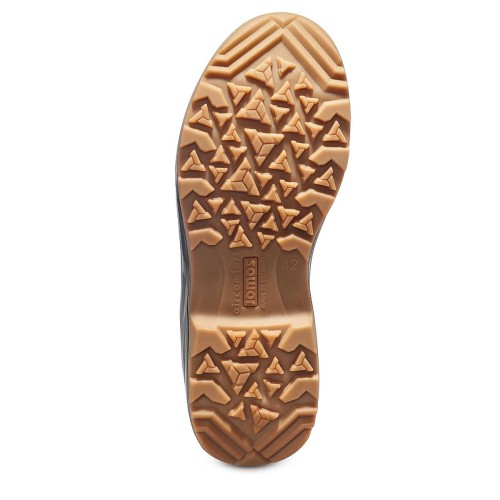 Демисезонные мужские полуботинки Trekking, Jomos, песочный, черный фото 7