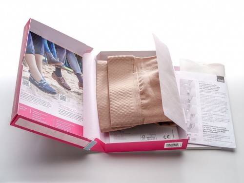 Компрессионные чулки mediven plus 2 класс компрессии с открытым носком и силиконовой резинкой фото 7